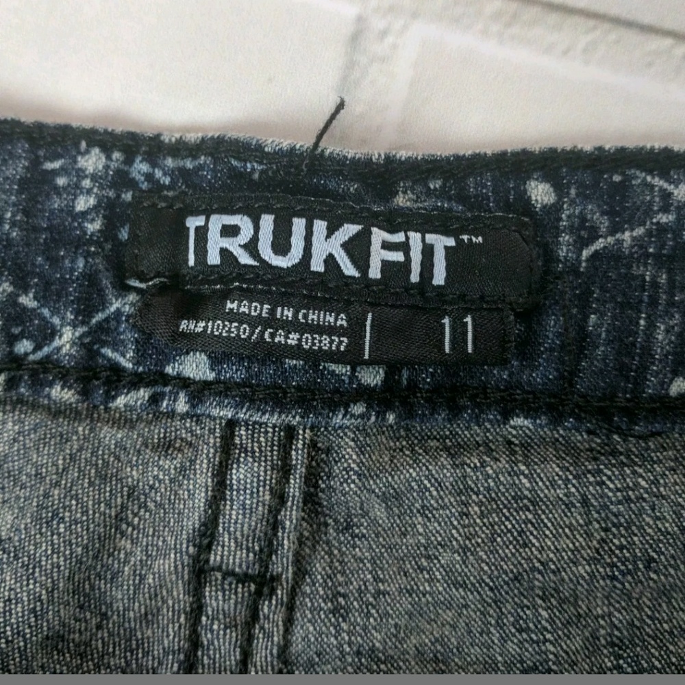 Trukfit denim jeans Lil Wayne indigo splatter - Picture 6 of 6